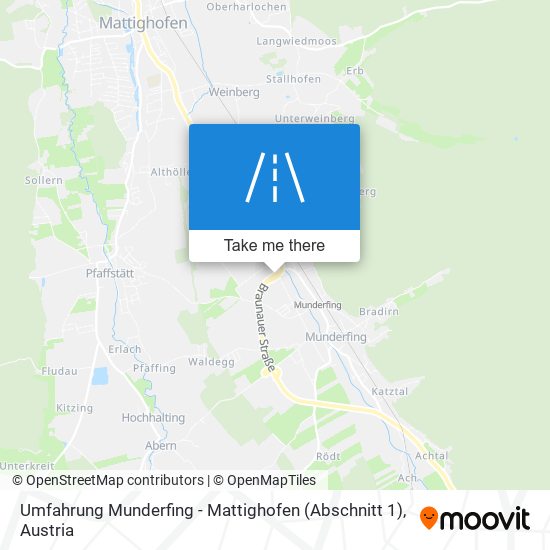 Umfahrung Munderfing - Mattighofen (Abschnitt 1) map