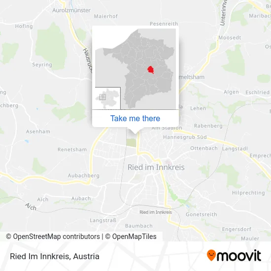 Ried Im Innkreis map