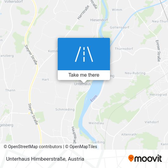Unterhaus Himbeerstraße map