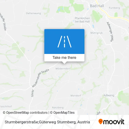 Sturmbergerstraße;Güterweg Sturmberg map
