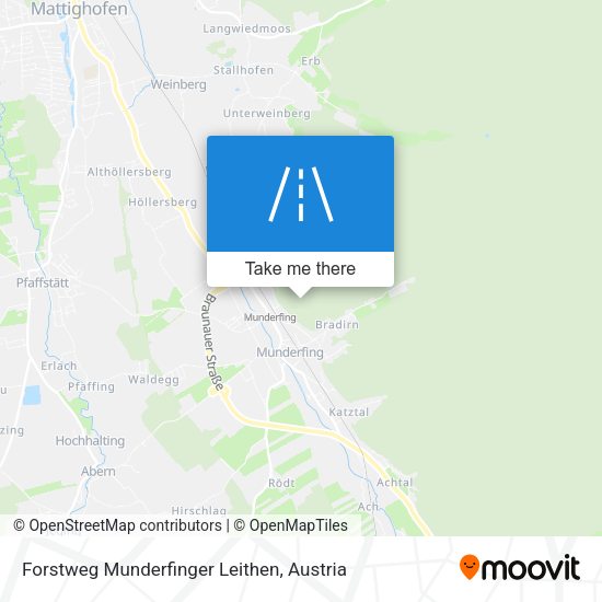 Forstweg Munderfinger Leithen map