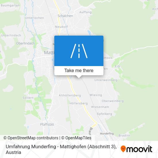 Umfahrung Munderfing - Mattighofen (Abschnitt 3) map
