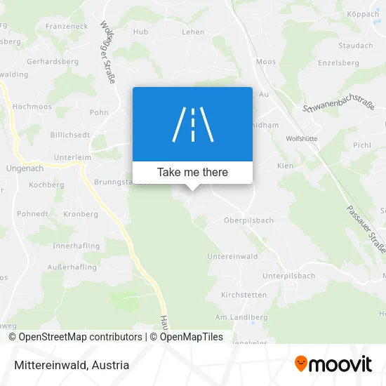 Mittereinwald map