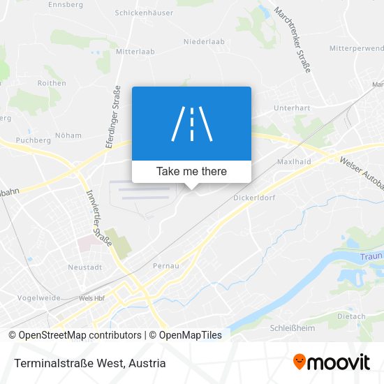 Terminalstraße West map