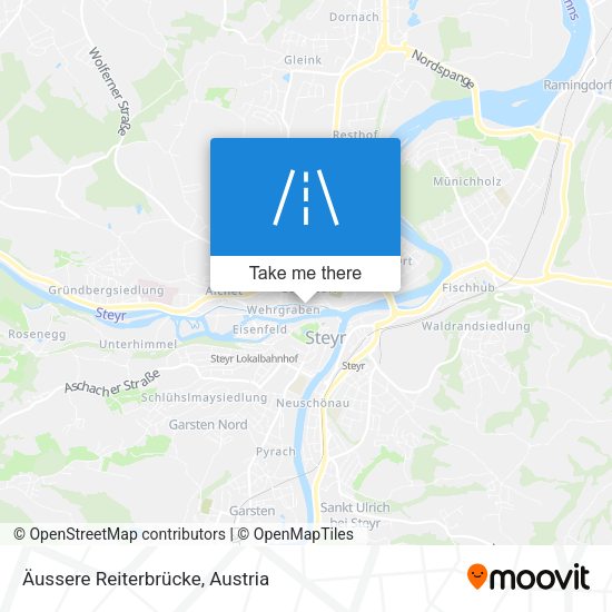 Äussere Reiterbrücke map