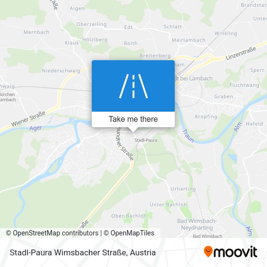 Stadl-Paura Wimsbacher Straße map