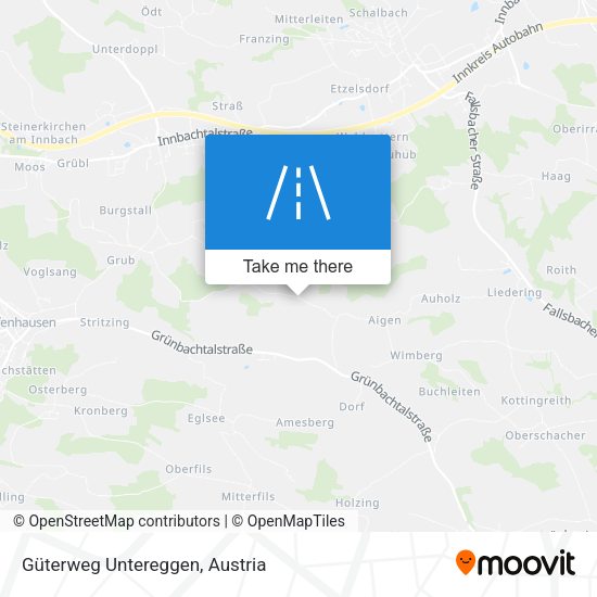 Güterweg Untereggen map