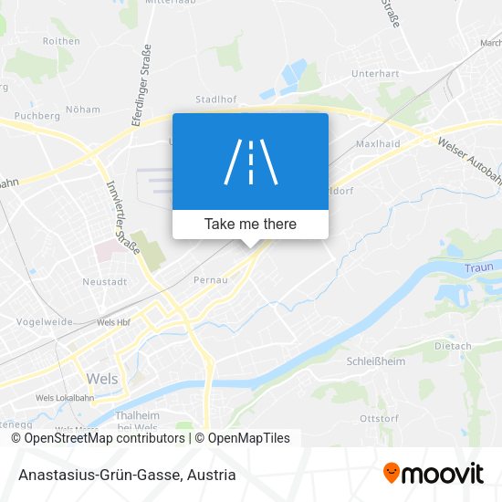 Anastasius-Grün-Gasse map