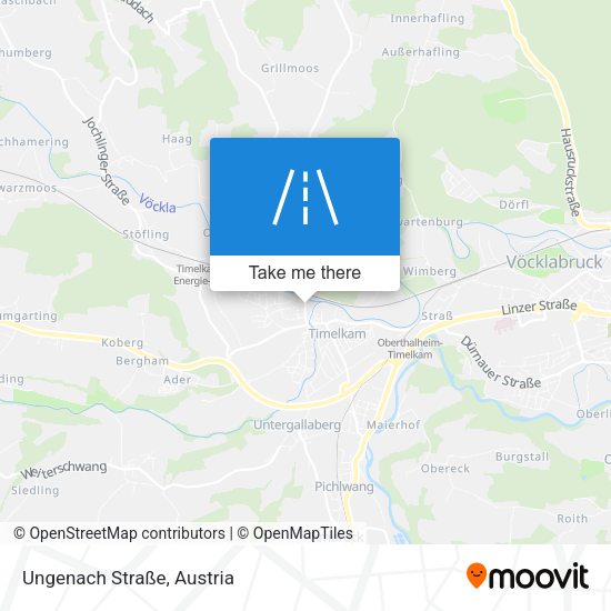 Ungenach Straße map