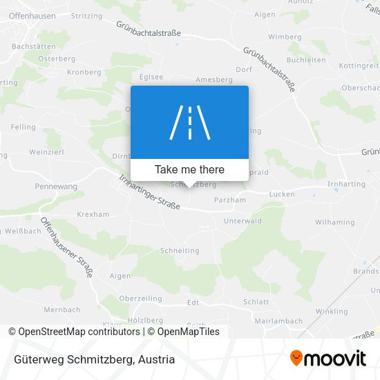 Güterweg Schmitzberg map