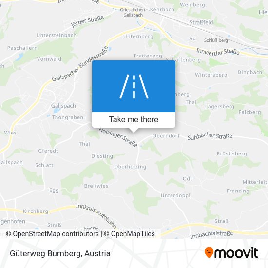 Güterweg Bumberg map