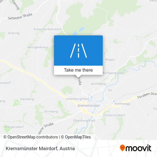 Kremsmünster Mairdorf map