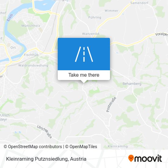 Kleinraming Putznsiedlung map