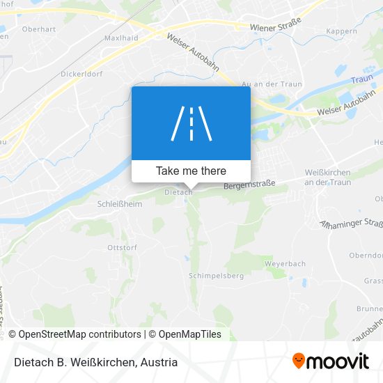 Dietach B. Weißkirchen map