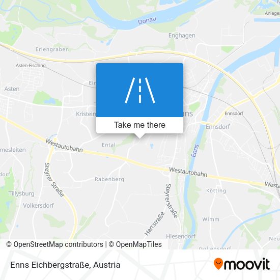 Enns Eichbergstraße map