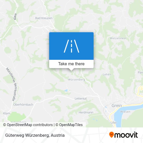 Güterweg Würzenberg map