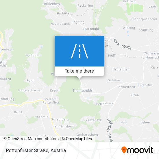 Pettenfirster Straße map