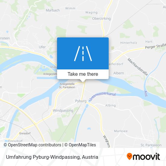 Umfahrung Pyburg-Windpassing map