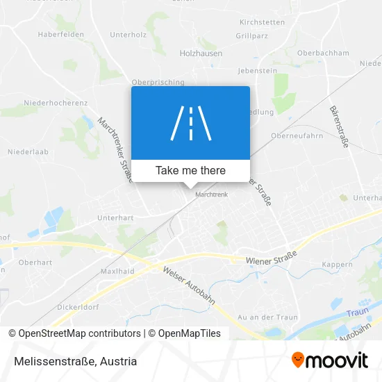 Melissenstraße map