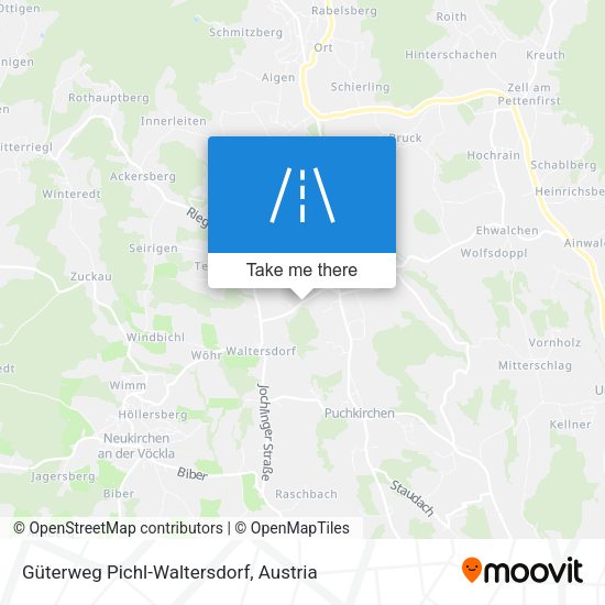 Güterweg Pichl-Waltersdorf map