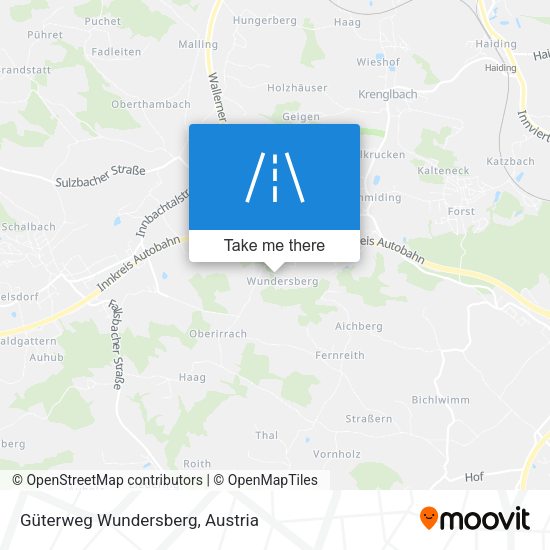 Güterweg Wundersberg map