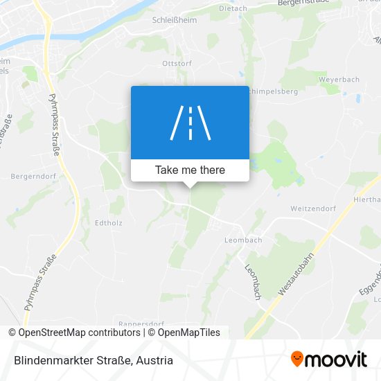 Blindenmarkter Straße map