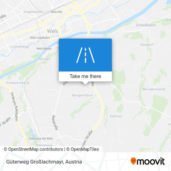 Güterweg Großlachmayr map