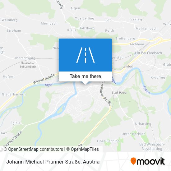 Johann-Michael-Prunner-Straße map