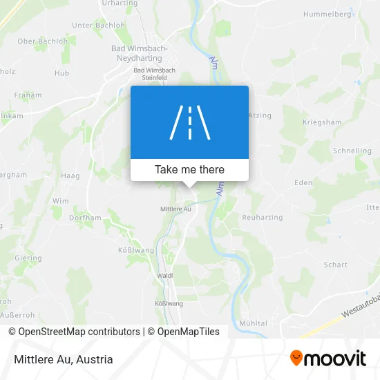 Mittlere Au map