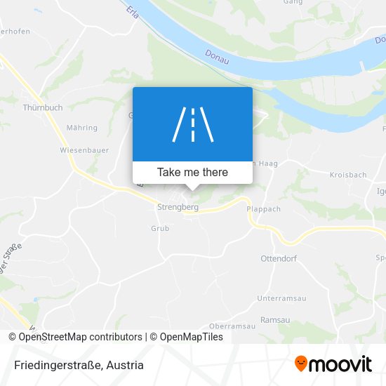 Friedingerstraße map