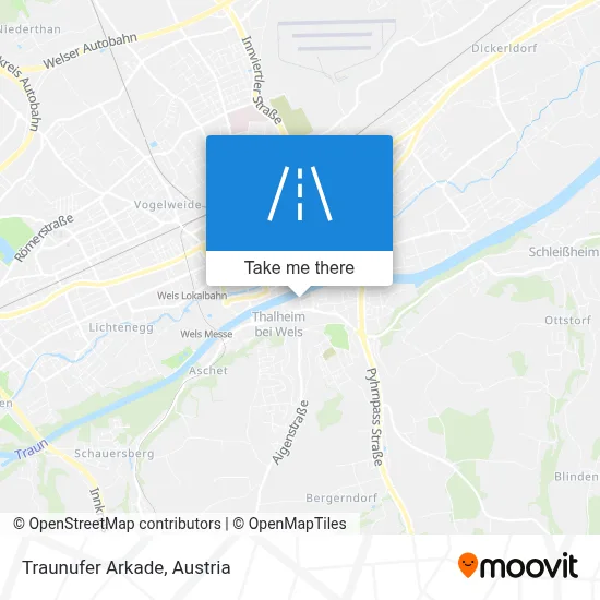 Traunufer Arkade map