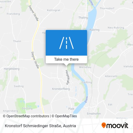Kronstorf Schmiedinger Straße map