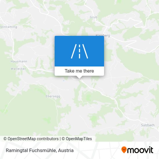 Ramingtal Fuchsmühle map