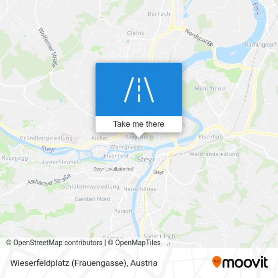 Wieserfeldplatz (Frauengasse) map