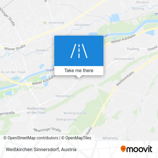 Weißkirchen Sinnersdorf map