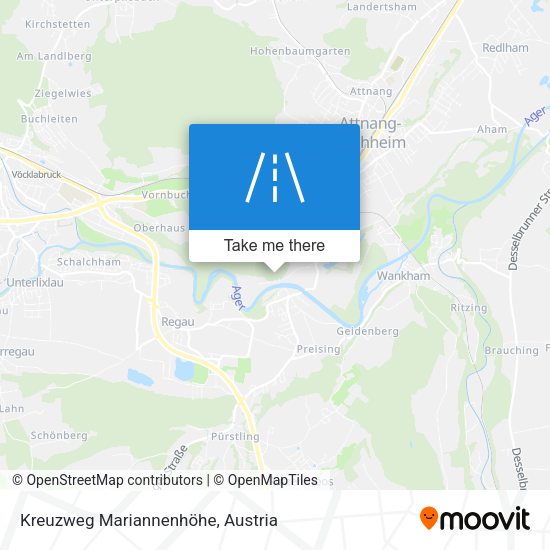 Kreuzweg Mariannenhöhe map