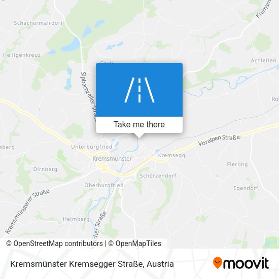 Kremsmünster Kremsegger Straße map