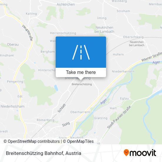 Breitenschützing Bahnhof map