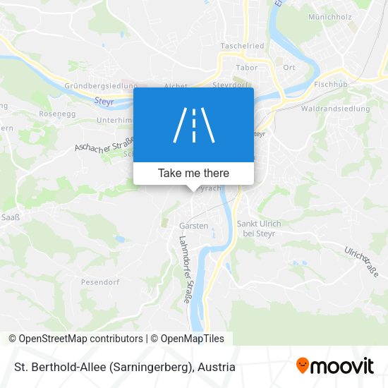 St. Berthold-Allee (Sarningerberg) map