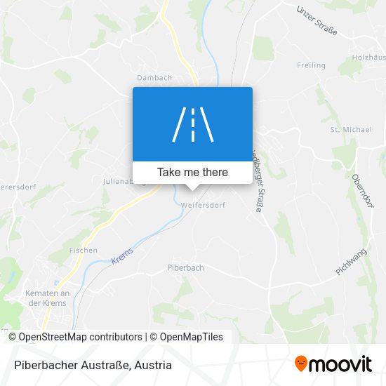 Piberbacher Austraße map