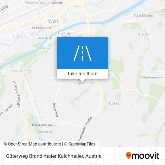 Güterweg Brandlmaier Kalchmaier map