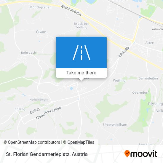 St. Florian Gendarmerieplatz map