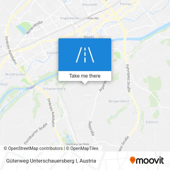 Güterweg Unterschauersberg I map