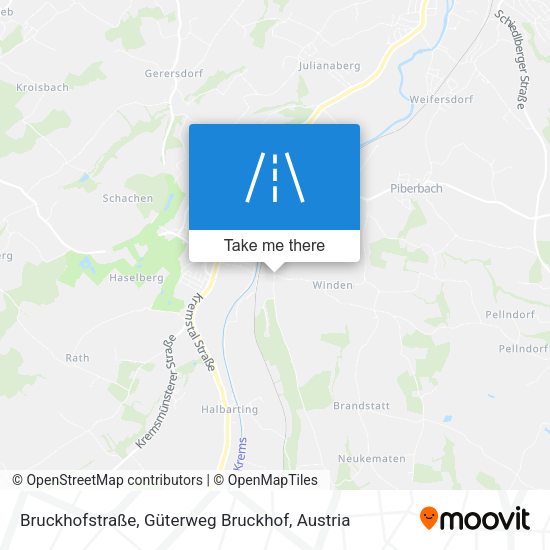 Bruckhofstraße, Güterweg Bruckhof map