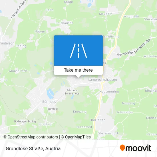 Grundlose Straße map