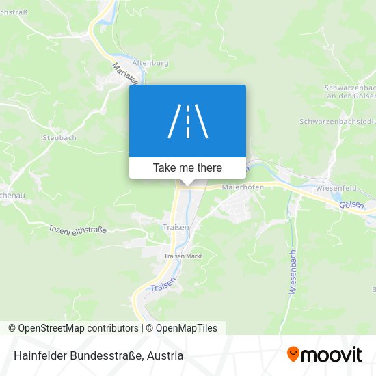 Hainfelder Bundesstraße map