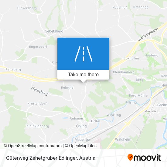 Güterweg Zehetgruber Edlinger map