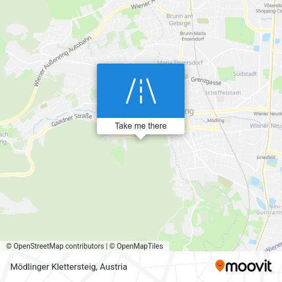 Mödlinger Klettersteig map