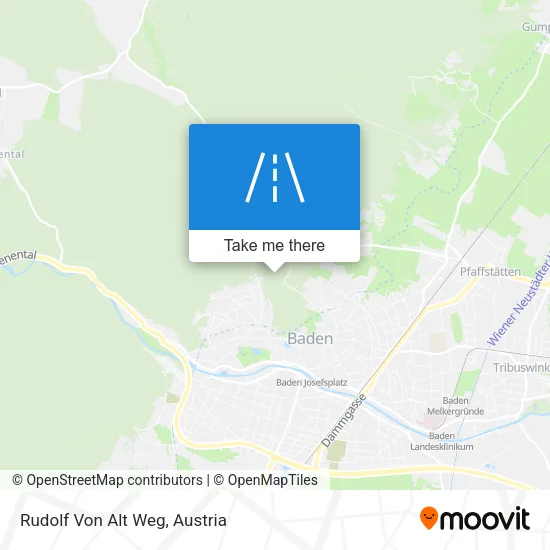Rudolf Von Alt Weg map