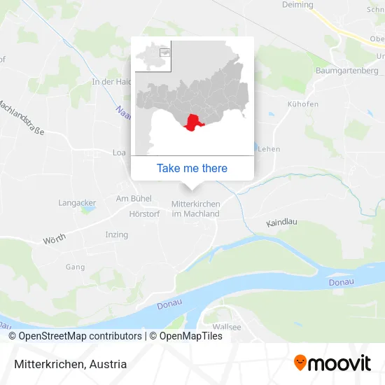 Mitterkrichen map